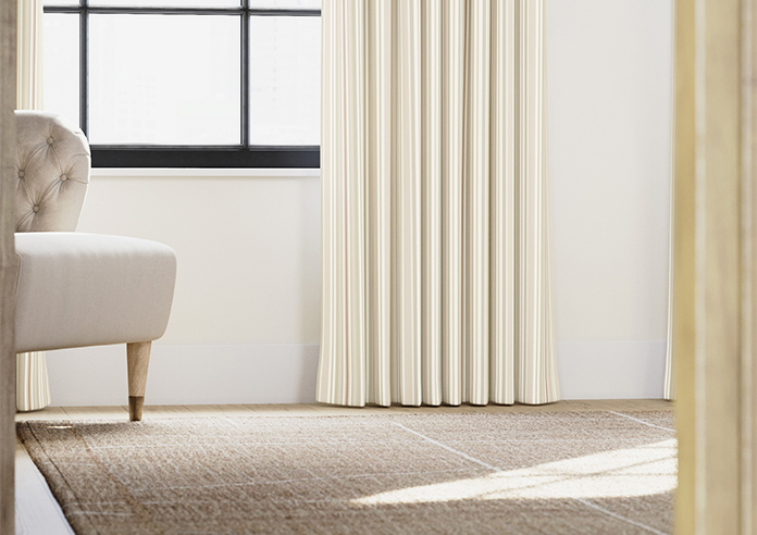 The British Stripe Co. Elizabeth, Dover No.1 - Made to Measure Curtains - Image 5